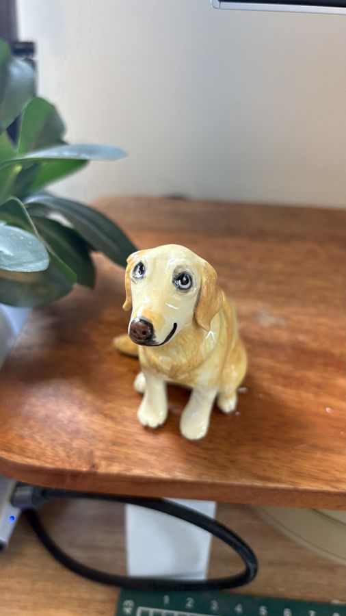 Custom pet sculpture commission by Moon Kiln
