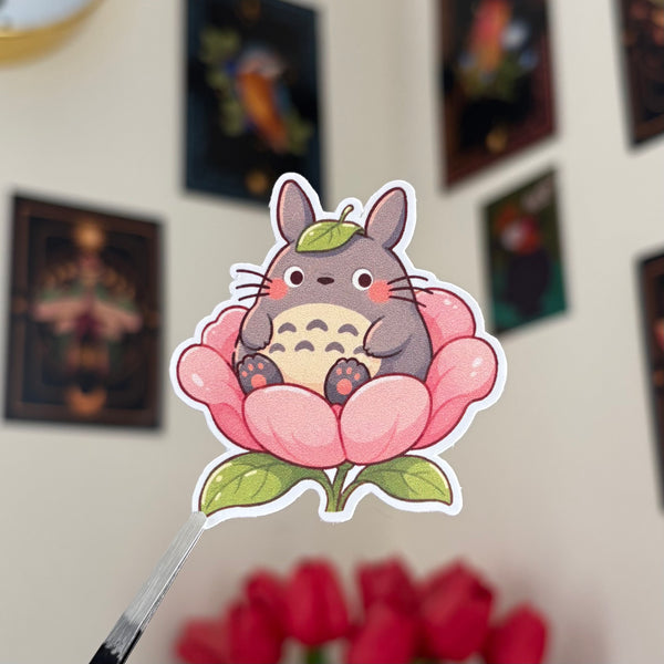 Forest Spirit on a Flower Sticker
