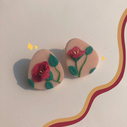 Peony Studs