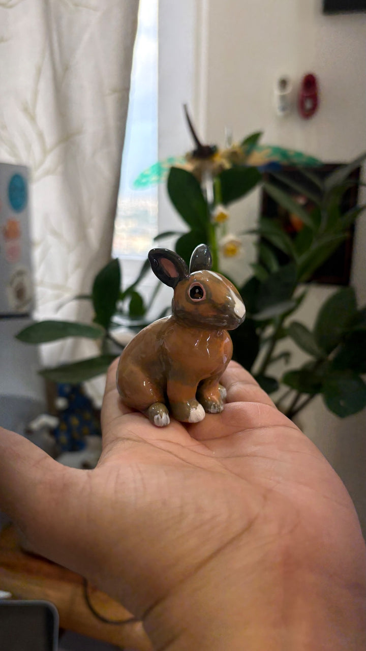 Custom pet sculpture commission by Moon Kiln