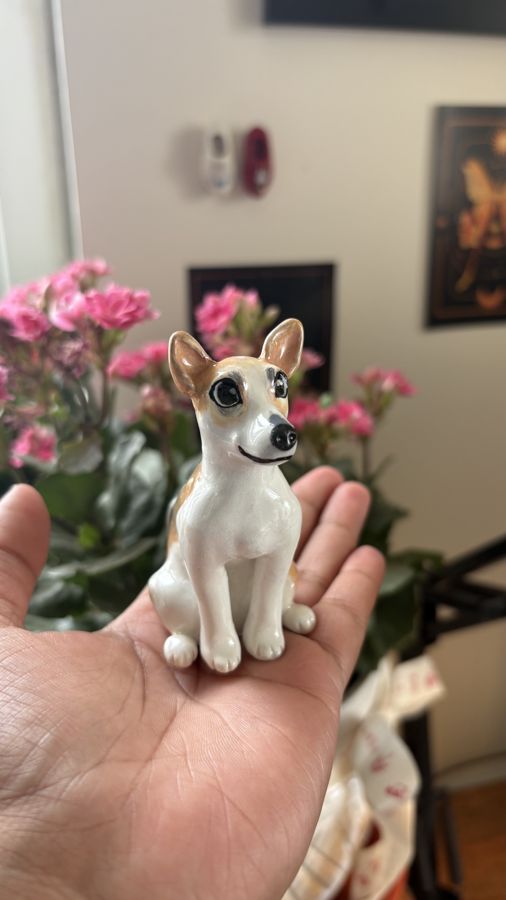 Custom pet sculpture commission by Moon Kiln